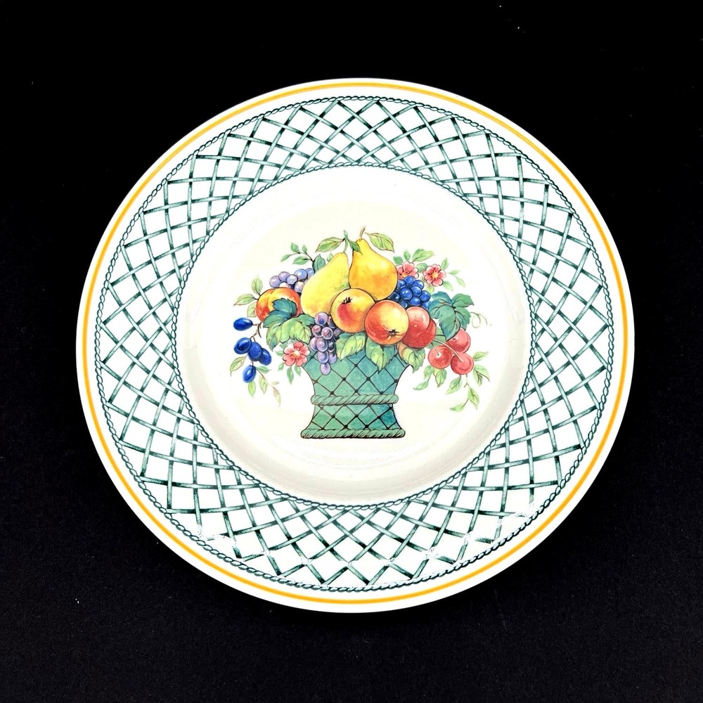 Villeroy & Boch Basket 10,5” dinner plates- set of 3 - Picture 2 of 6